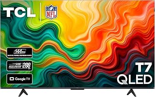 TCL 55 Inch T7 Series 4K 120Hz QLED Smart Google TV, 55T7 (Latest Model) | Dolby Vision HDR and Atmos, HDR10+, Game Accelerator 240 and VRR for Sports and Gaming, Alexa+, Native 120Hz Refresh Rate