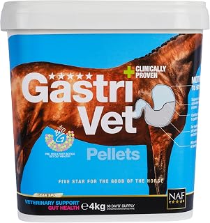 NAF Five Star GastriVet 4kg – Advanced Stomach Support for Horses – Clinically Proven Formula. Includes Prebiotics, Probiotics & Postbiotics – Supporting Stomach Lining & Gut Health