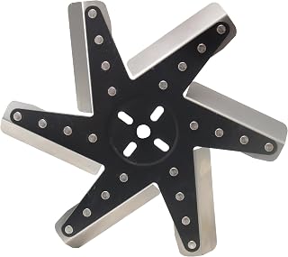 Derale 19113 13" High Performance Stainless Steel Flex Fan Standard Rotation , Black