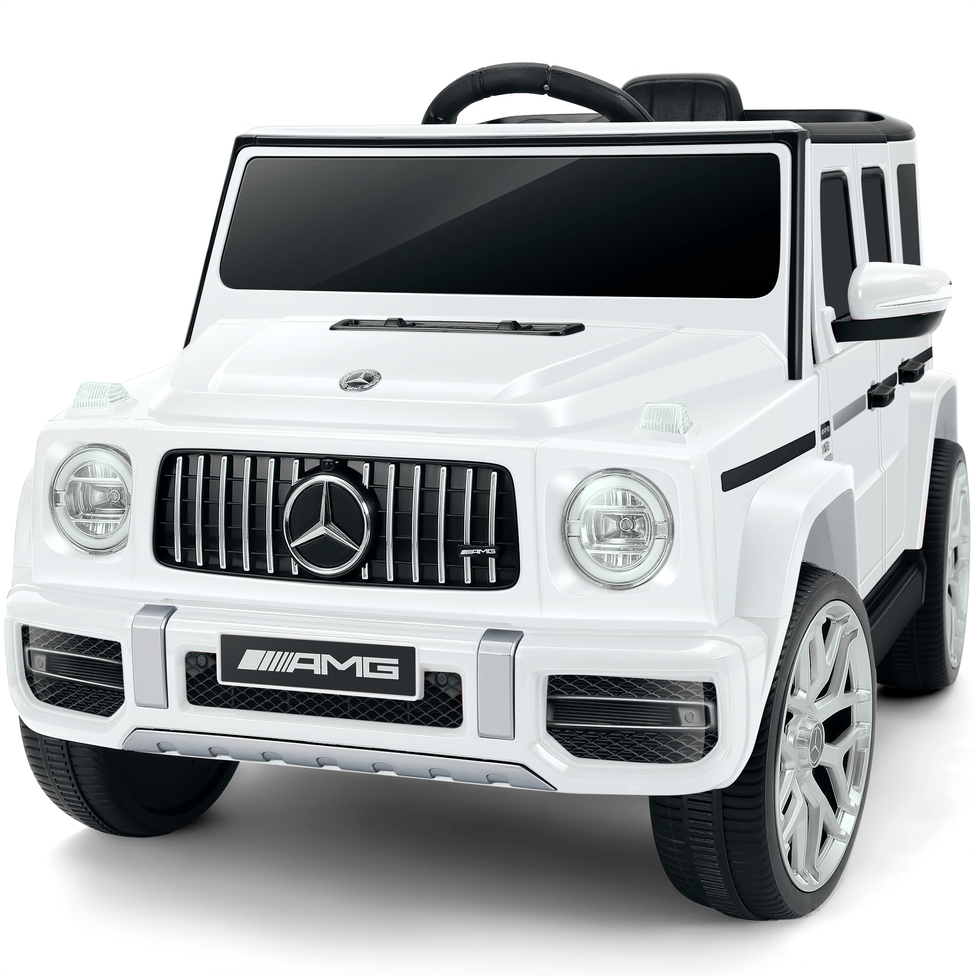 ELEMARA Licensed Mercedes-Benz AMG G63 Ride on Toys,Electric Car for Kids W/Pare