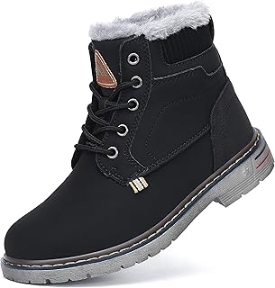 Mishansha Children's Winter Boots Shoes Boys Girls 7-4 UK