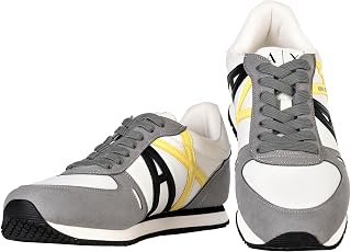 Armani Exchange Grey Sneakers with Logo
