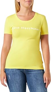 Love Moschino Women's Tight-fit Short-Sleeved T-Shirt