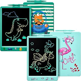DYNA-PM 10 Inch LCD Writing Tablet for Kids, Drawing and Doodle Pad, Portable Educational Tablet for Plane & Car Activities, Travel Toy for Ages 3-12