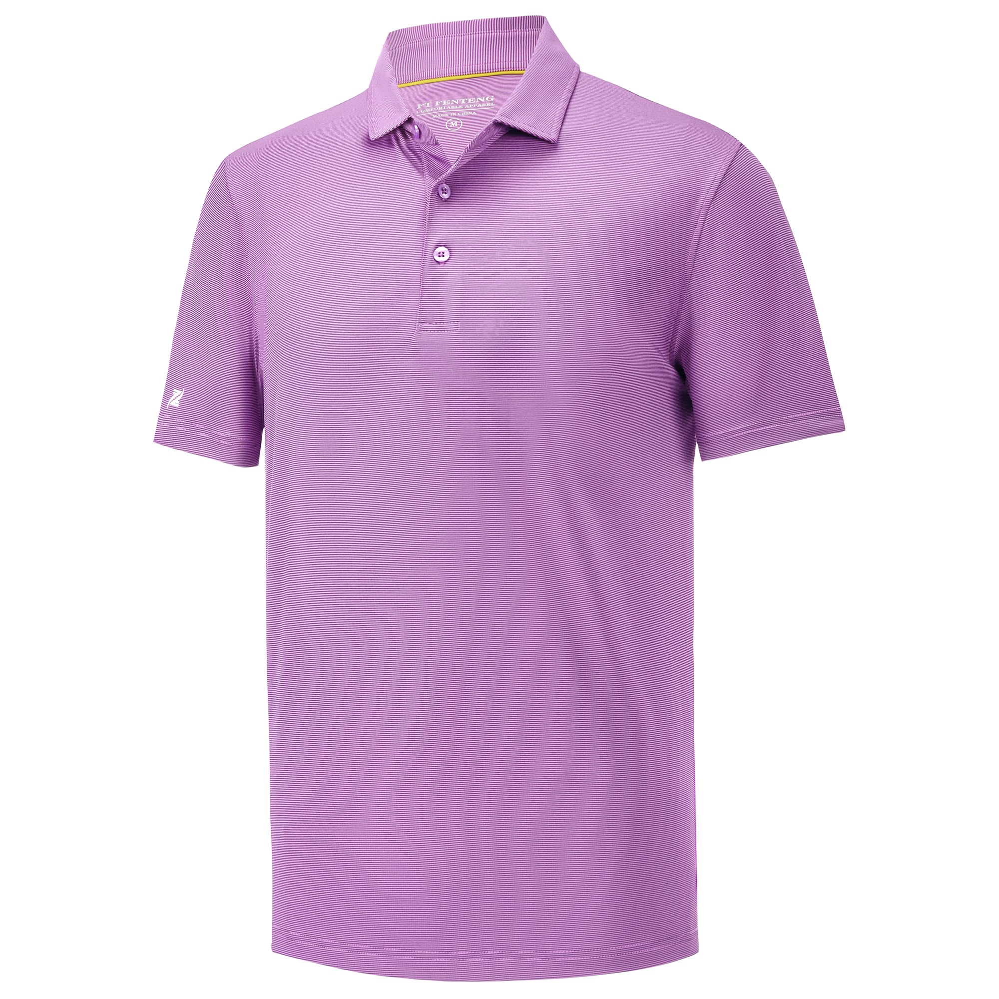 Mens Polo Shirts Short Sleeve Casual Solid Stylish Dry Fit Performance Collared 