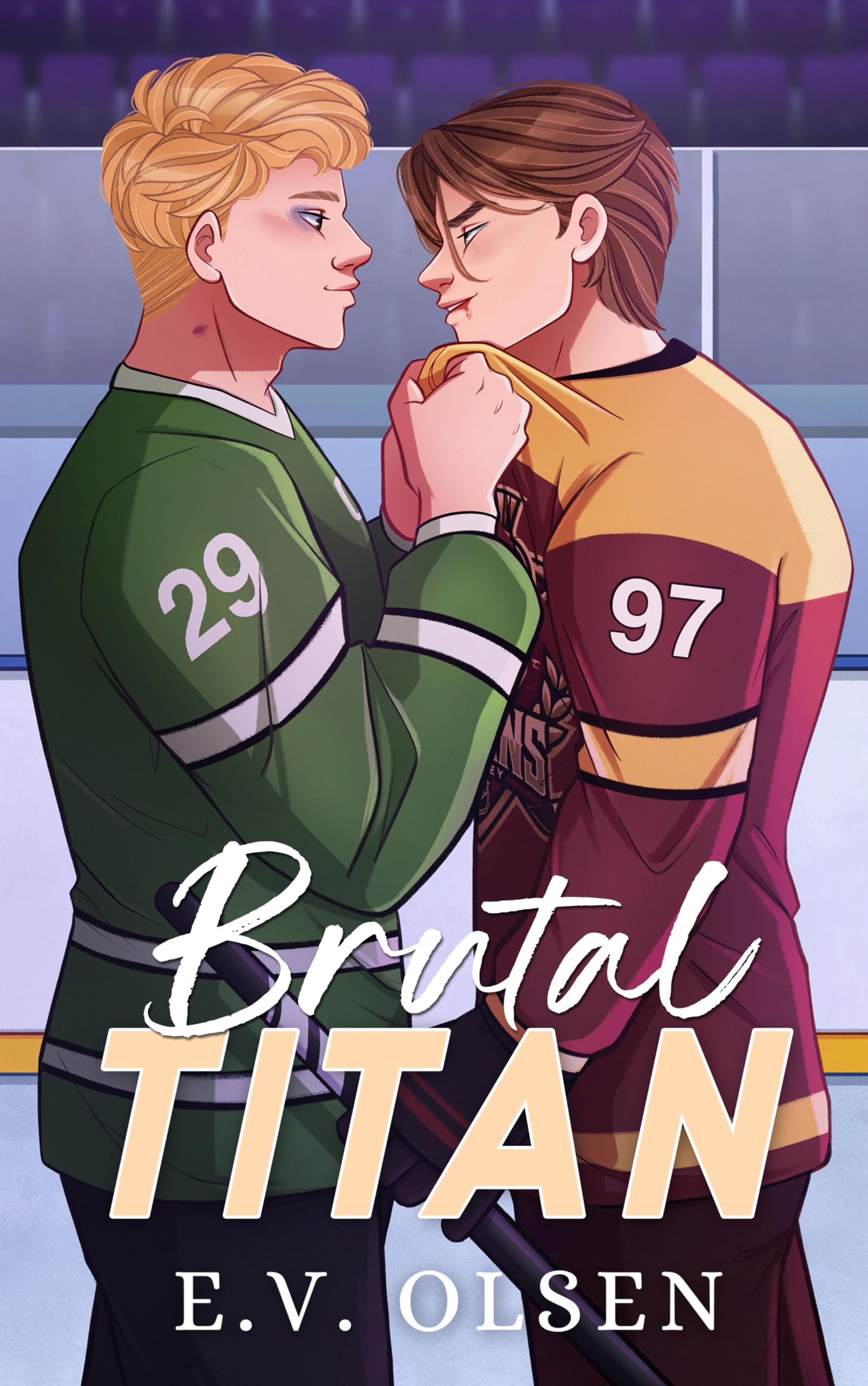 Brutal Titan: A Rivals to Lovers MM College Hockey Romance (North Shore Titans H