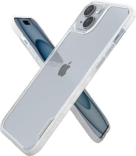 Smartish iPhone 15 Plus Clear Case, Gripmunk, Anti-Yellowing, Slim Grip