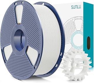 SUNLU PLA+2.0 Filament 1.8mm, Upgrade PLAPlus2.0 Filament, 1kg White | Stronger and Durable, Upgraded PLA+ Filament, Vacuum Package, Dimensional Accuracy +/- 0.03mm