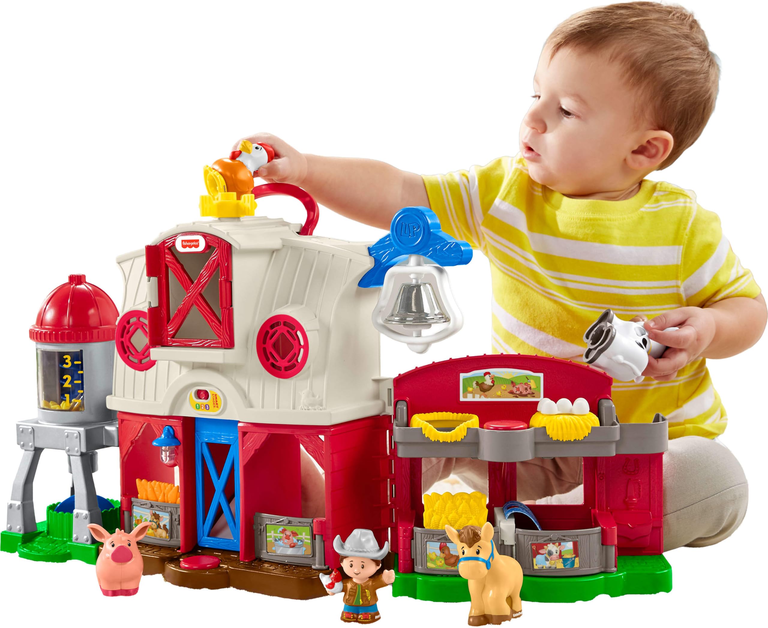 Fisher-Price Little People Caring for Animals Farm Playset | Toddler Learning To