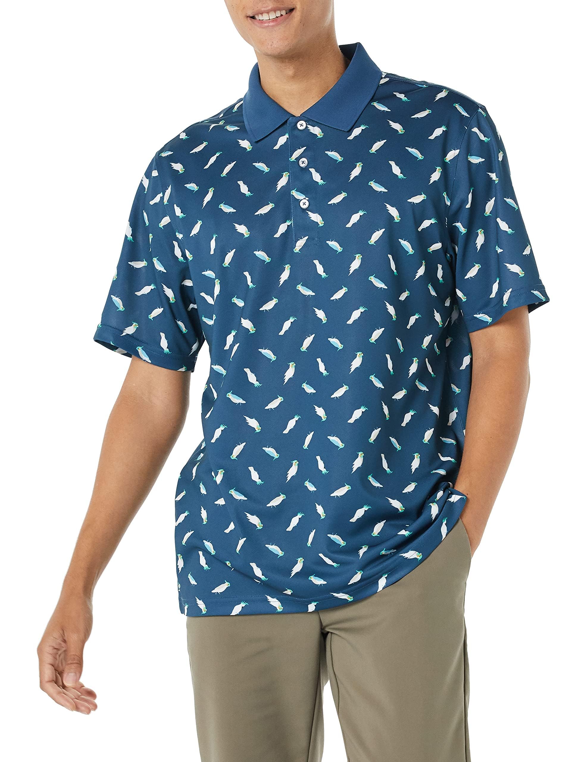 Amazon Essentials Men's Golf Polo Shirt, Quick Dry, Short Sleeve