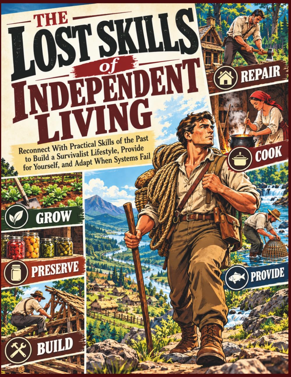 The Lost Skills of Independent Living: Reconnect With Practical Skills of the Pa