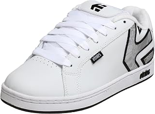 Etnies Fader Mens Skate Trainers in White Green
