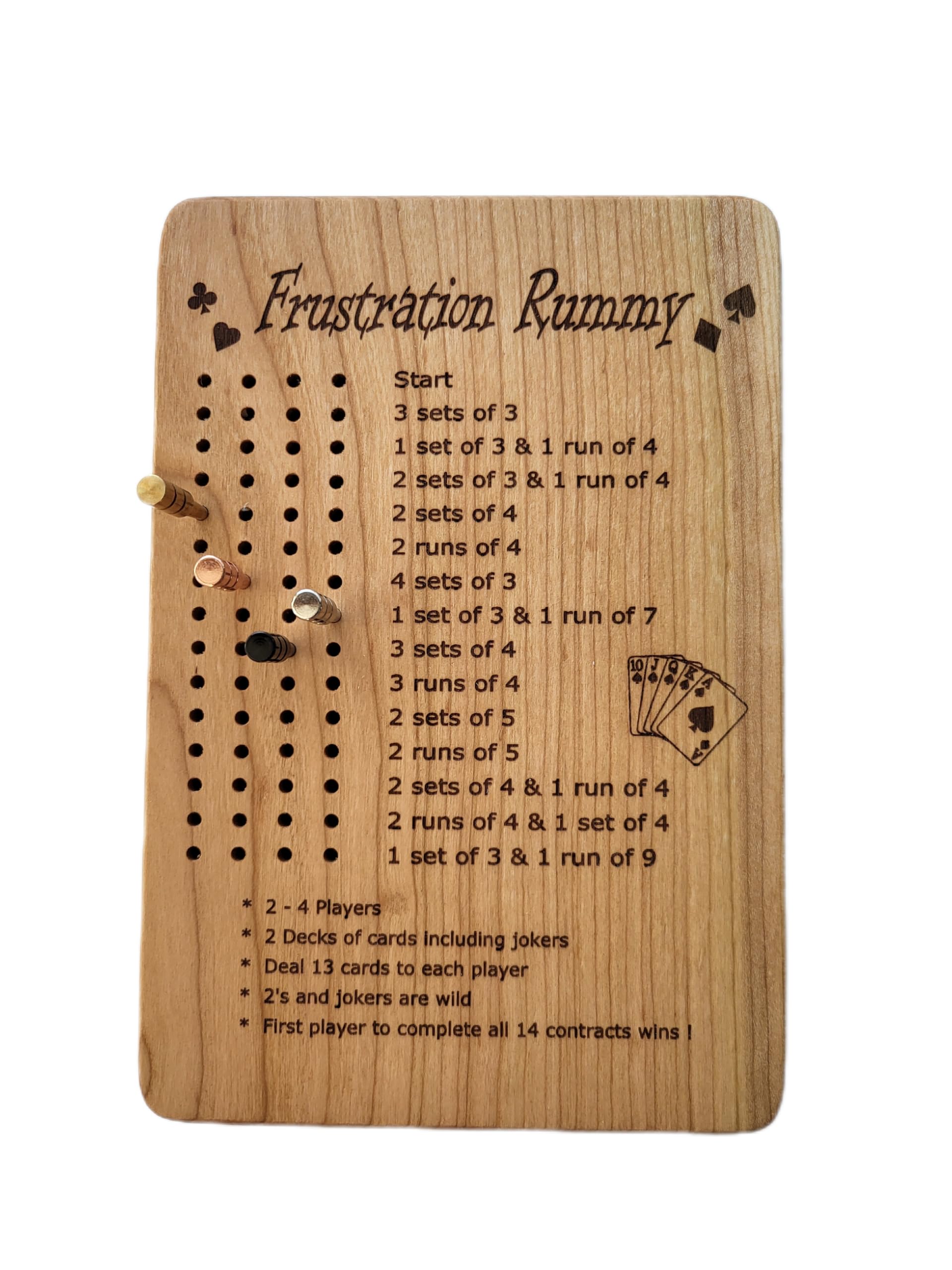 Frustration Rummy Game Board