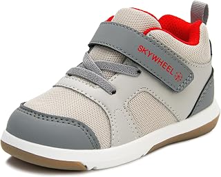 SKYWHEEL Toddler Boy Shoes High Top Sneakers Tennis Shoes for Everyday Wear
