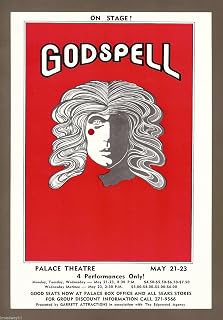 Stephen Schwartz "GODSPELL" Rare 1973 Palace Theatre, Milwaukee Flyer