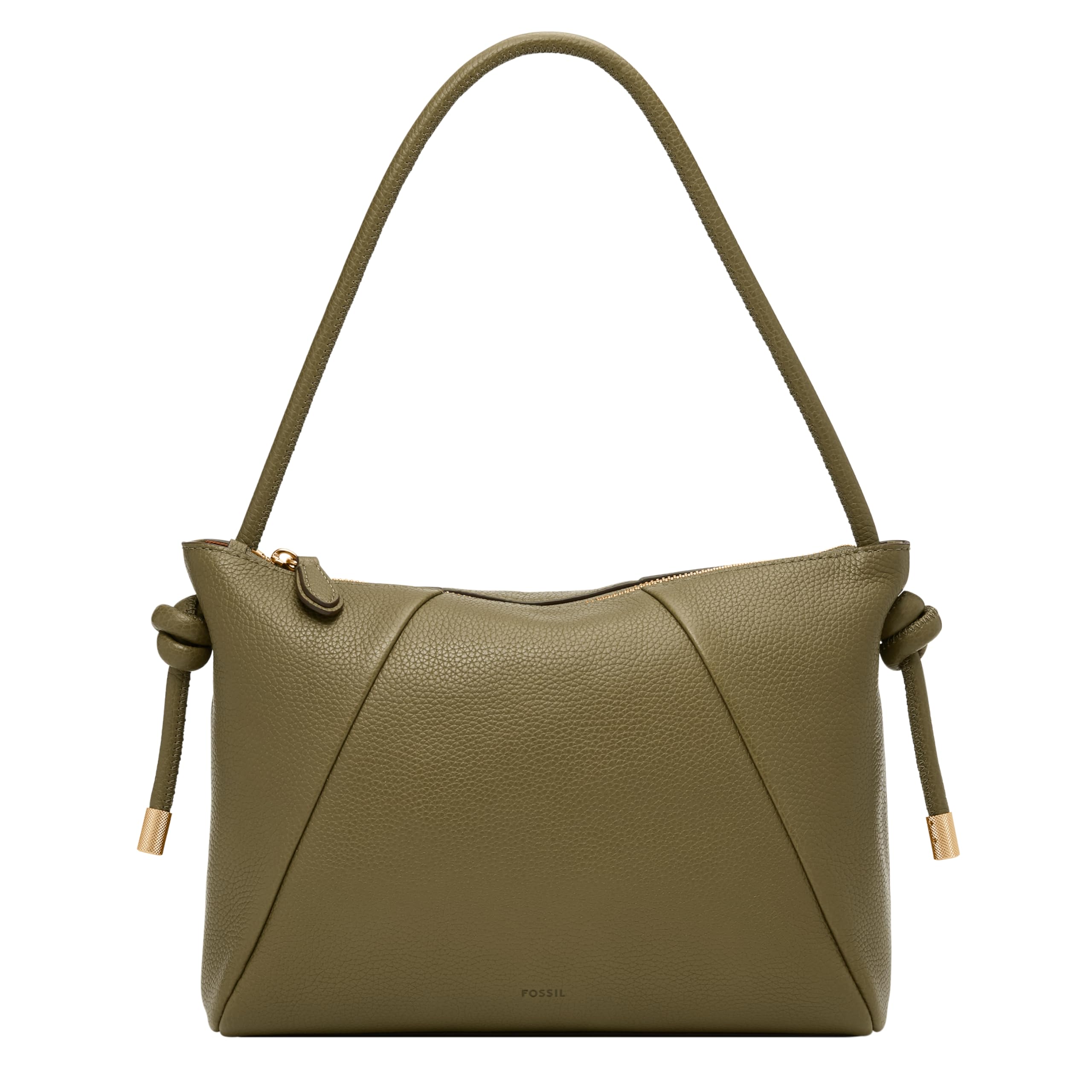 Fossil Women's Willa Leather Shoulder Bag, Black