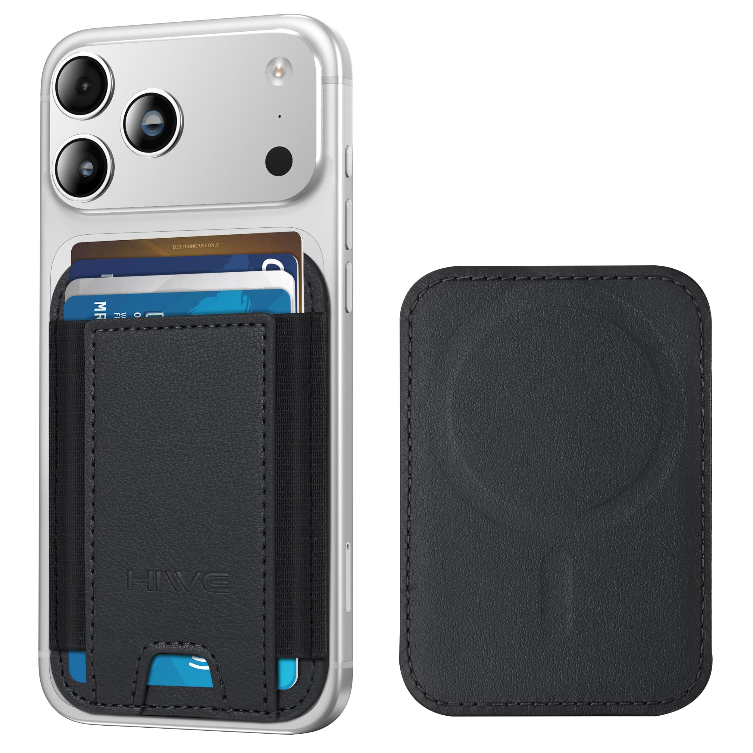 HiWe for MagSafe Wallet, 7 Cards Holder, RFID Blocking, Stronger Magnets | Magne