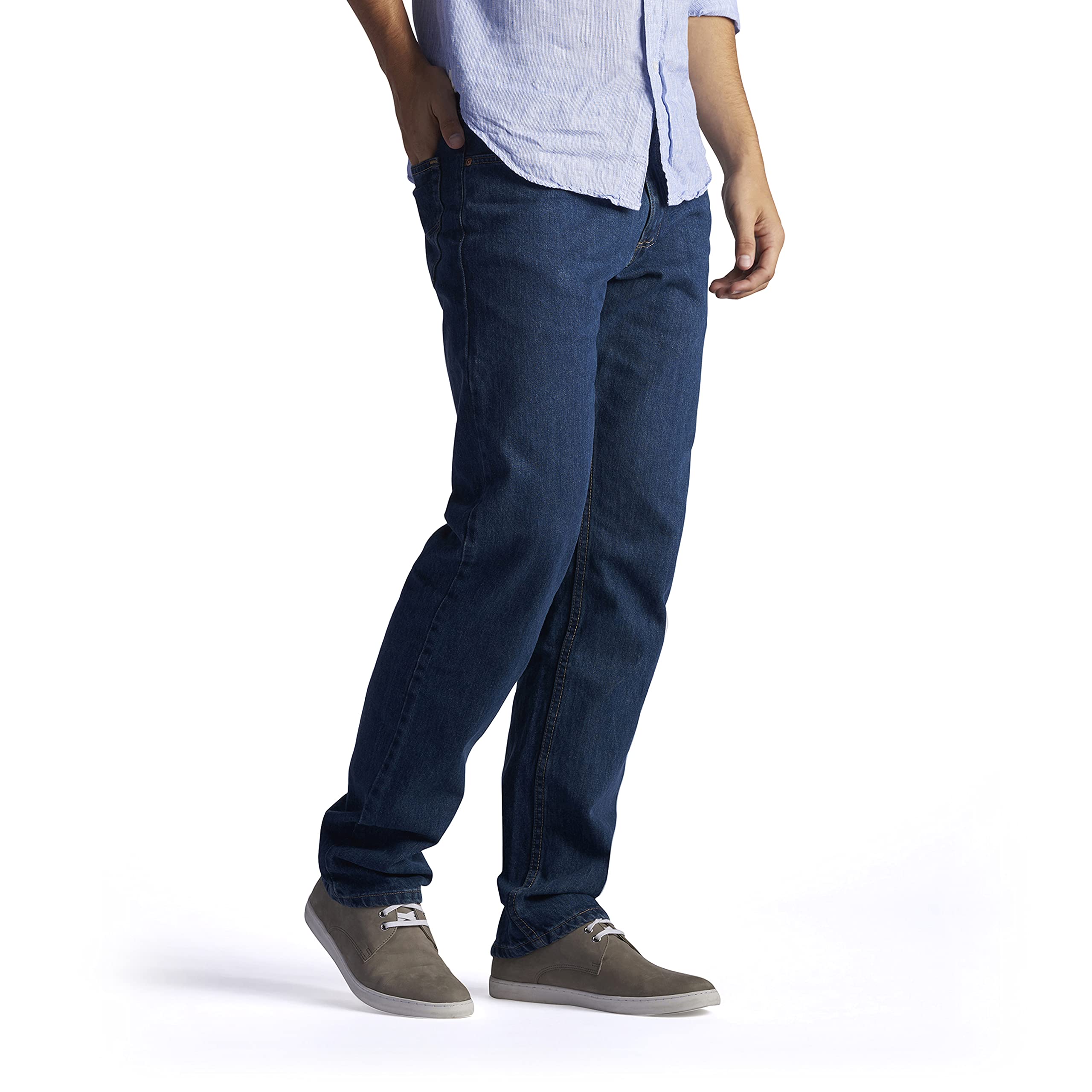 Lee - Mens Jeans - Regular Straight Fit - Legendary - Double Black