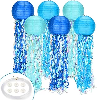GAILROSO Jellyfish Paper Lanterns,Hanging Under The Sea Party Decorations