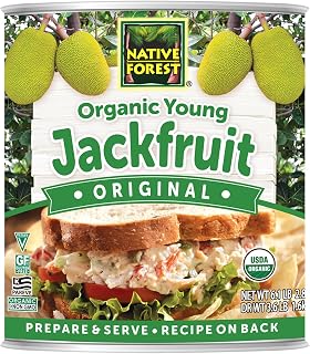 Native Forest Organic Young Jackfruit, Great Meatless Alternative - 6.1 Lb | Plant Based Meat, Ideal Texture, Soy Free, Non-GMO Project Verified, USDA Organic