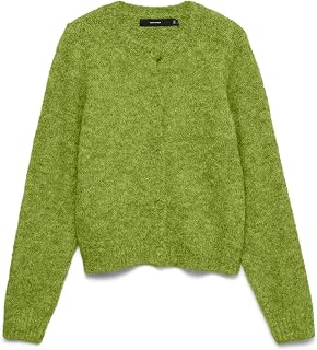 Vero Moda Vmnovah LS O-Neck Button Cardi Ga Noos Vmnovah LS O-Neck Button Cardi Ga Noos Women's (Pack of 1)