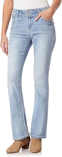 WallFlower Women's Instastretch Bling Luscious Curvy Bootcut Jeans