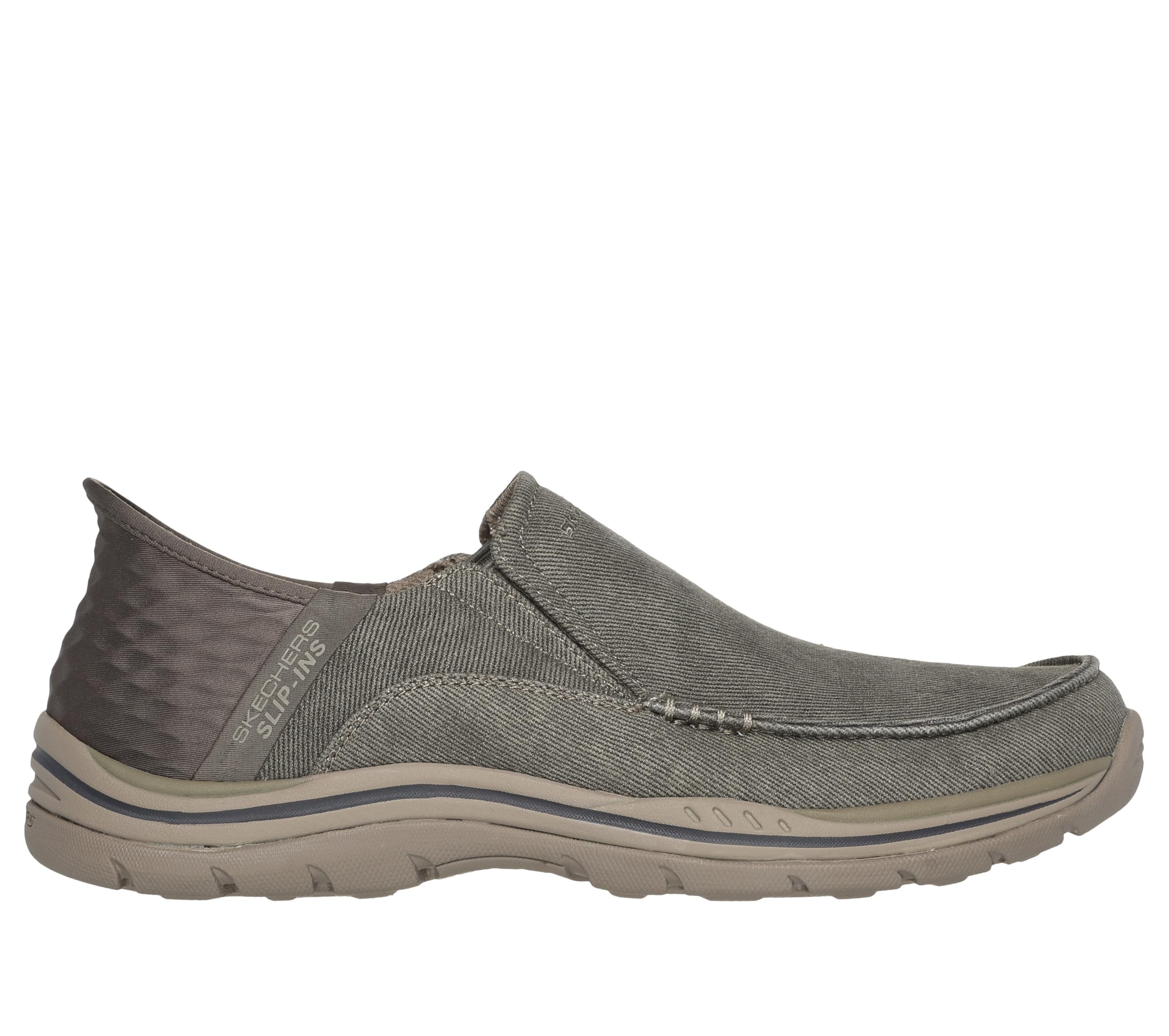 Skechers Men's USA Expected - Cayson Moc Toe Canvas Slip-Ins