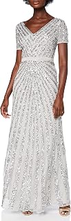 Maya Deluxe Abendkleid Pailletten Maxi Elegant für Hochzeit Bridesmaid Dress Women's