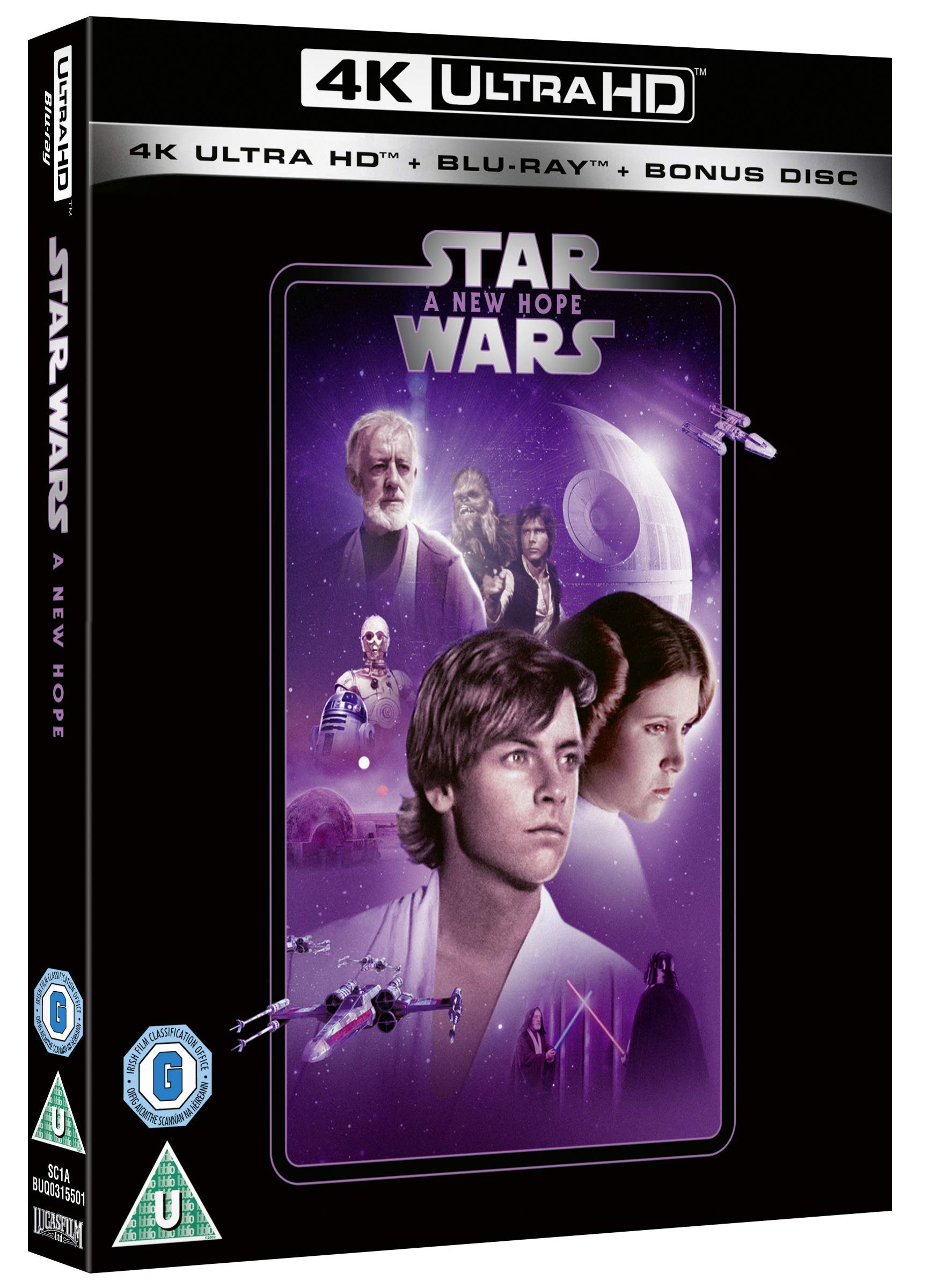STAR WARS A NEW HOPE UHD BD