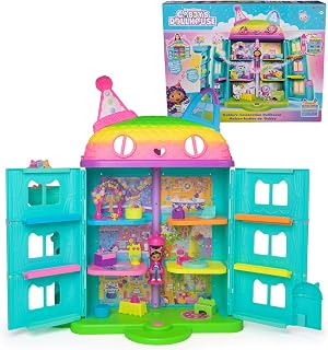 DreamWorks GABBY'S Dollhouse, 14 Pc Celebration Dollhouse, 25-Inches Tall, with Toy Figures, Doll House Furniture & 10 Sounds, Kids Toys for Girls & Boys Ages 3+