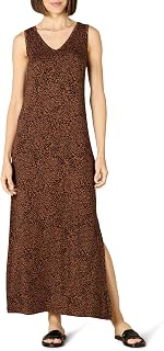 Amazon Essentials Women's V-Neck Maxi Dress with Side-Slits, Jersey