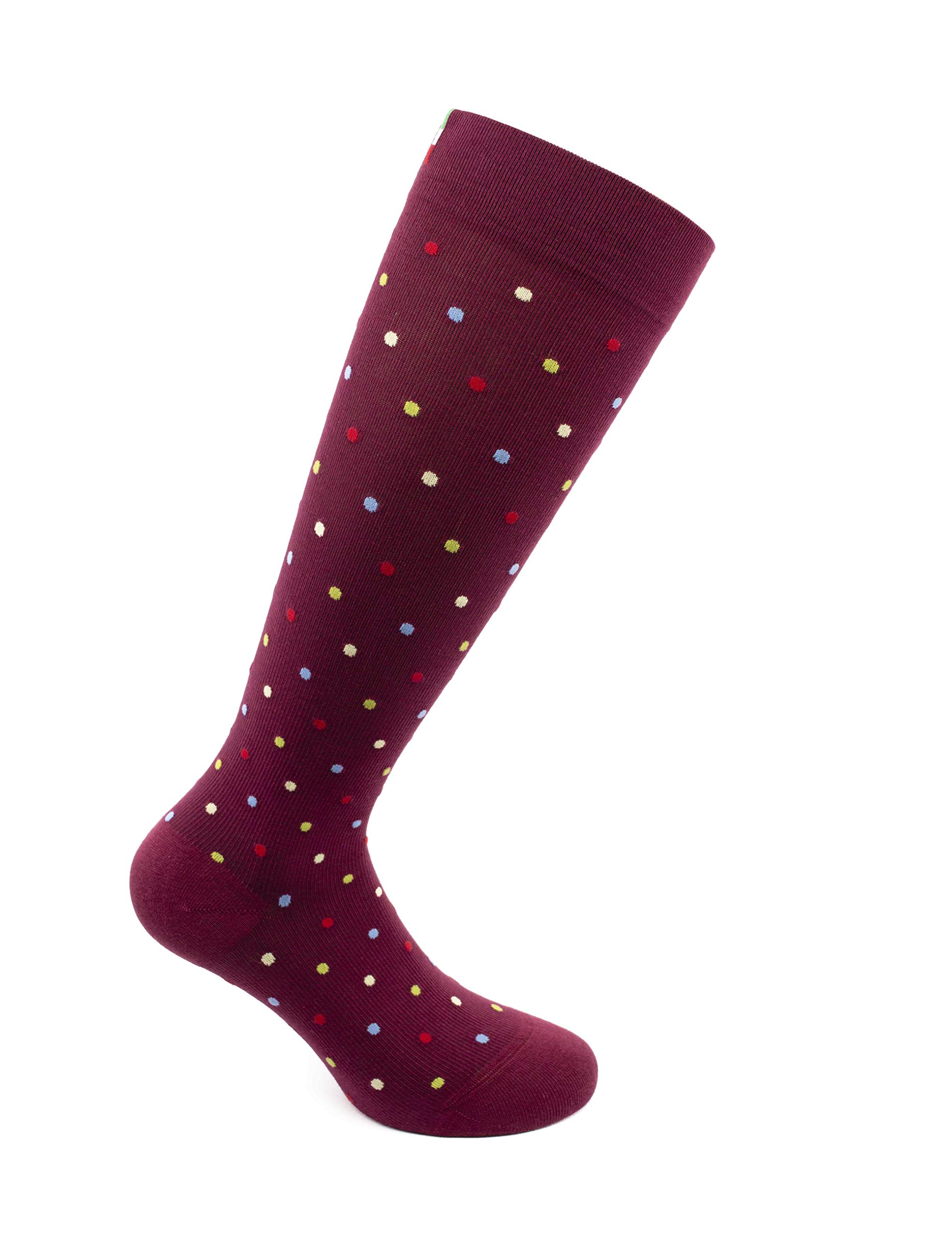 Relaxsan Fancy Graduated Compression Knee Highs, 15-21 mmHg, 810