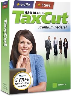 [OLD VERSION] H&R Block TaxCut 2008 Premium Federal + State + e-file