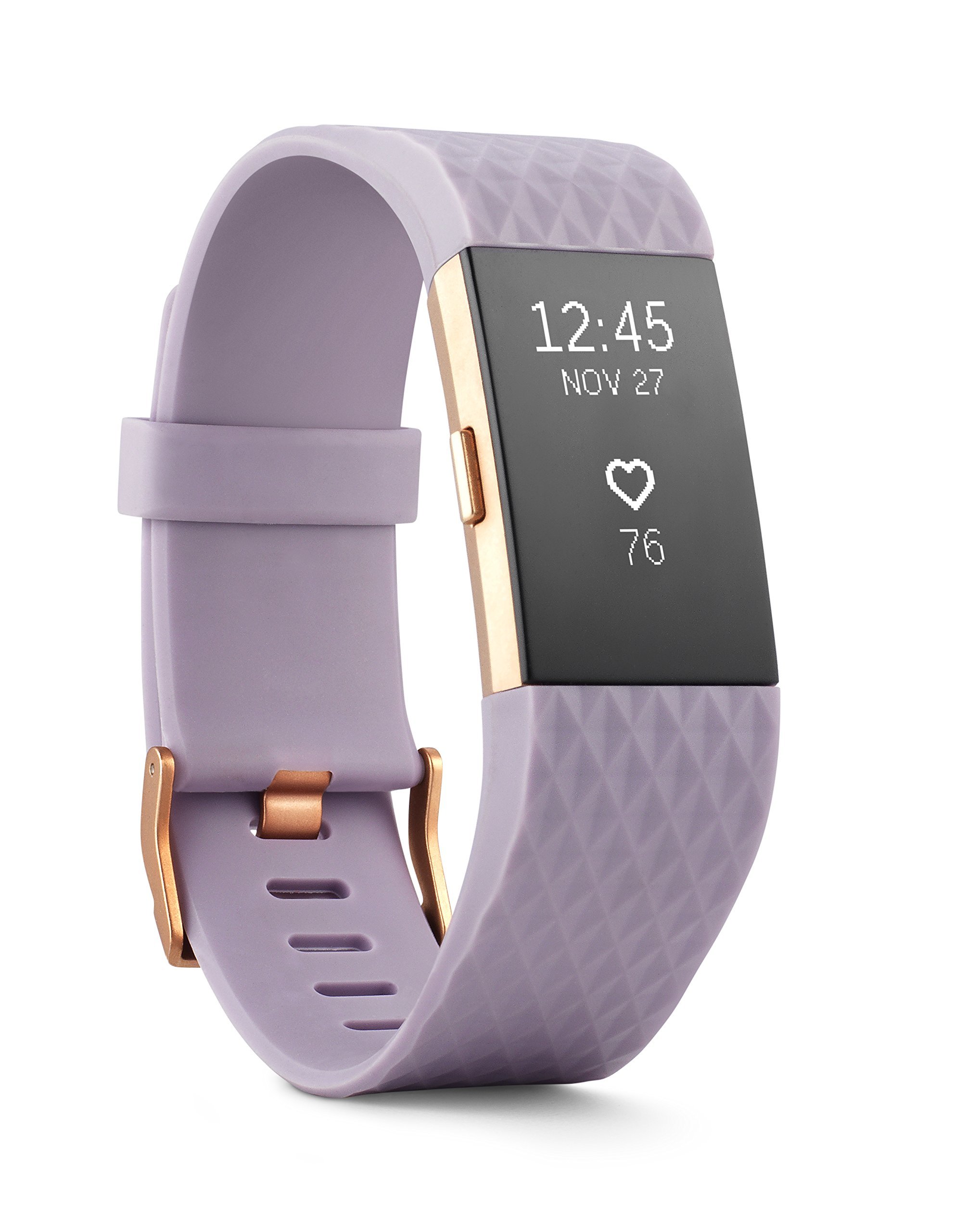 Fitbit Charge 2 Heart Rate + Fitness Wristband, Special Edition, Lavender Rose G