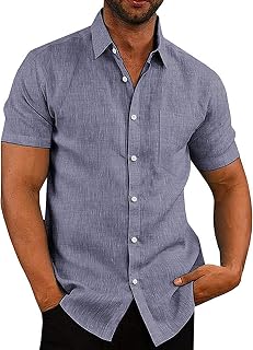 Coofandy Men's Western Western (Pack of 1)
