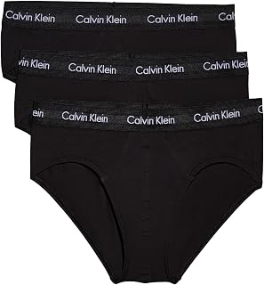 Calvin Klein Men's Pack of 3 Underpants Hip Briefs Underwear