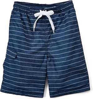 Kanu Surf Boys' Line Up Swim Trunks UPF 50+ Quick Dry Swimsuit