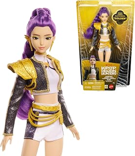 ​Mattel KPop Demon Hunters HUNTR/X Rumi “Golden” Singing Doll | Wearing Removable Signature Outfit, 5 Posable Joints, Inspired by the Movie, JRN40