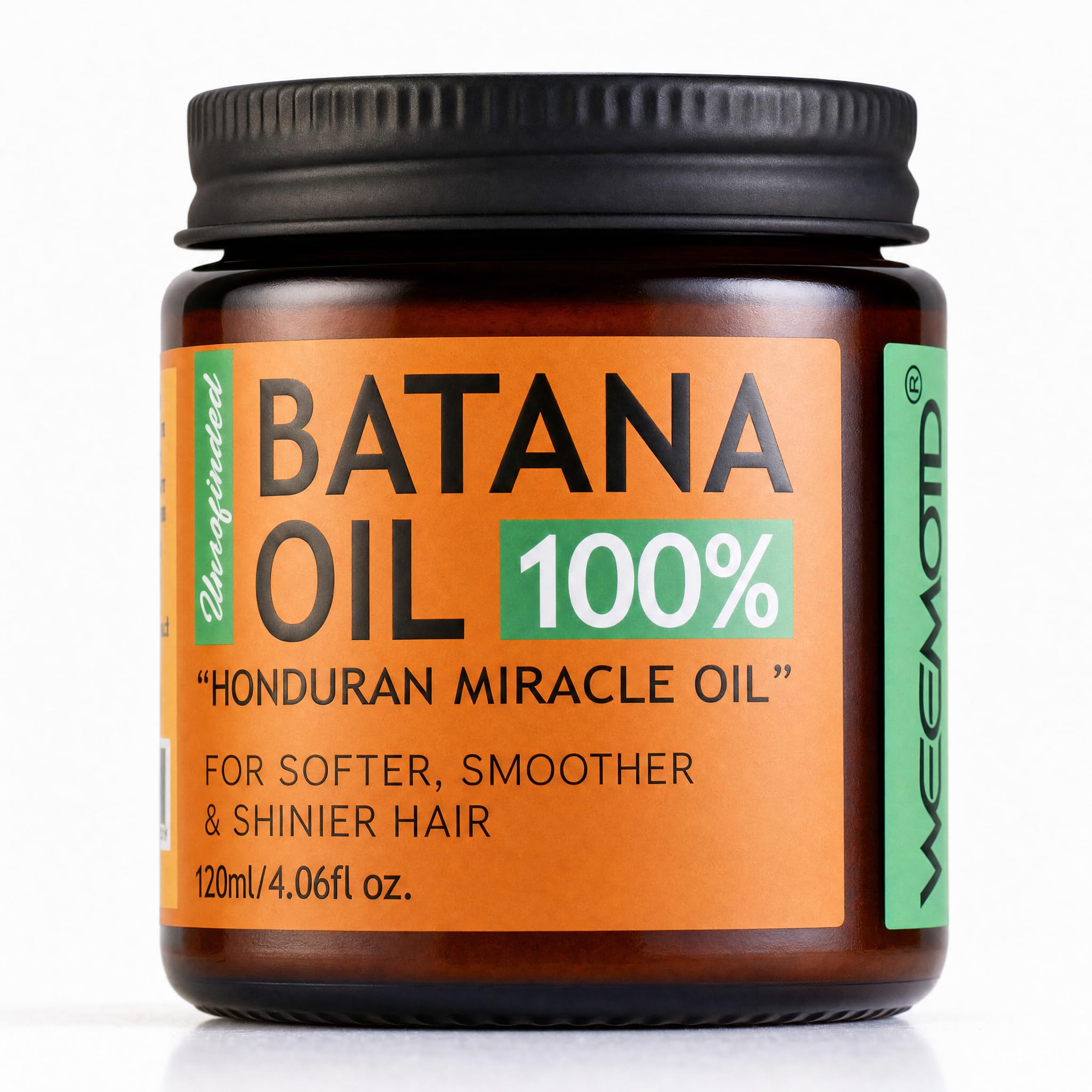 100% Raw Batana Oil for Hair from Honduras, 4.06 Fl Oz, Bright Coffee | Moisturi