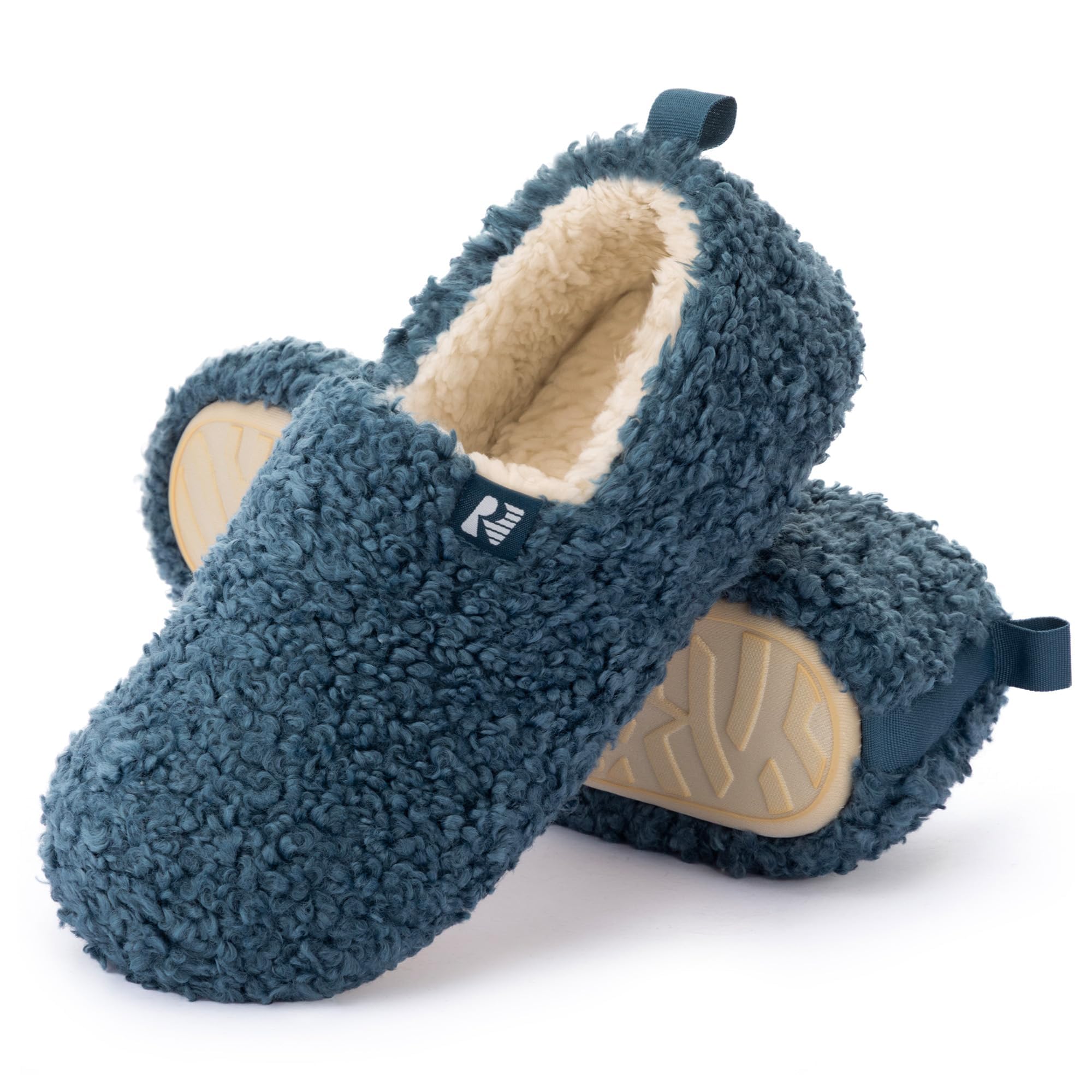 RockDove Women's Faux Shearling Closed Back Slipper