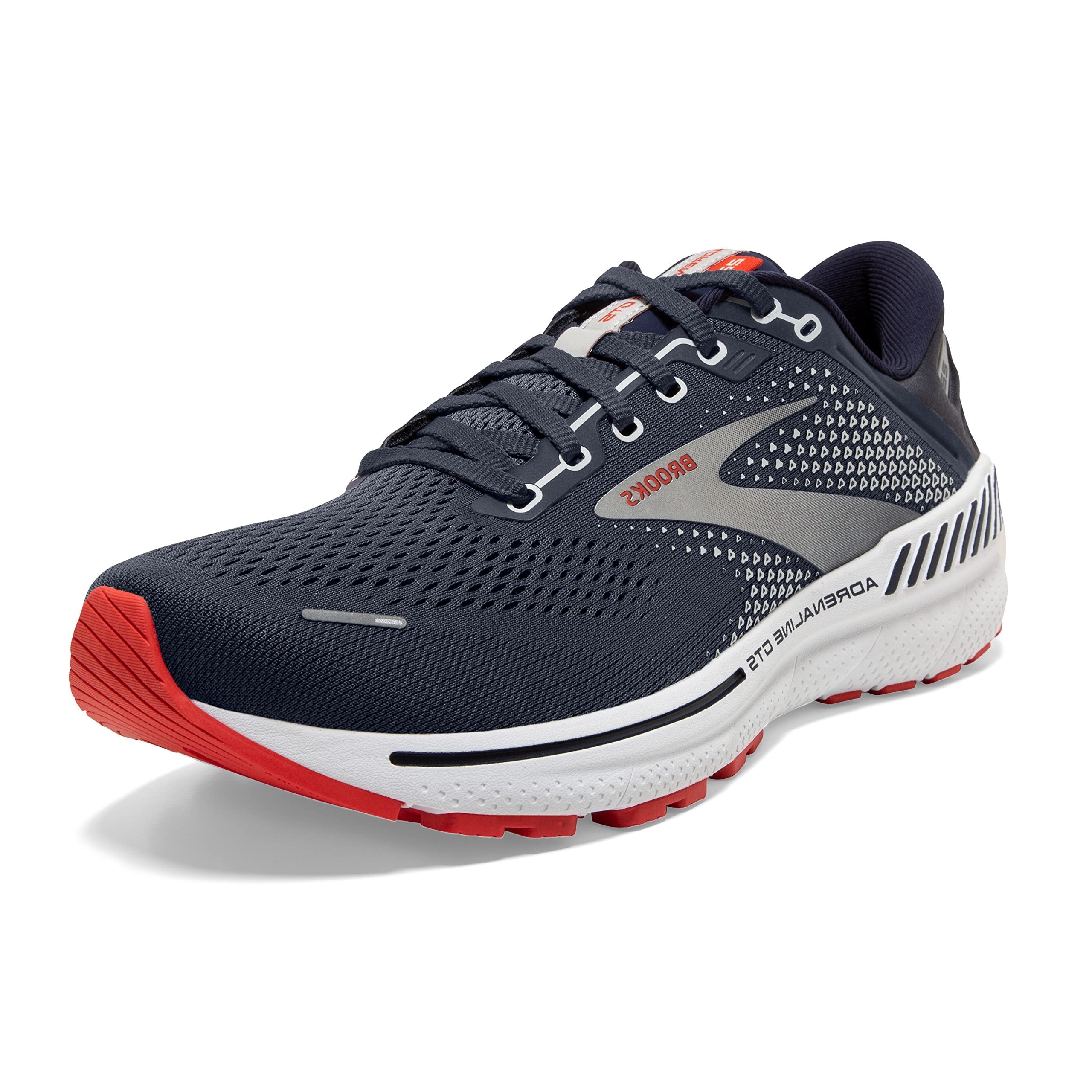 Brooks Adrenaline GTS 22 Men's Wide Running Shoes, Peacoat/India Ink