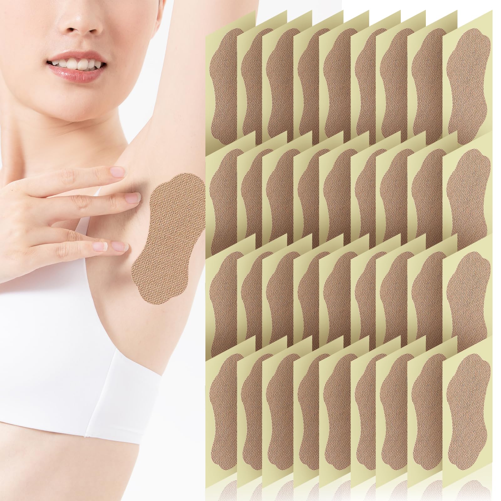 ziyue 50 Pcs Underarm Sweat Pads Disposable Armpit Shields Sweat Patch | Disposa