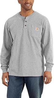 Carhartt Men's Workwear Pocket Henley Shirt Workwear Pocket Henley Shirt (Regular and Big & Tall Sizes)