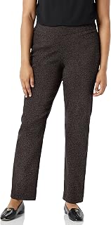 Briggs New York Plus Size Super Stretch Millenium Pocket Pull-On Pant - Women's Pants