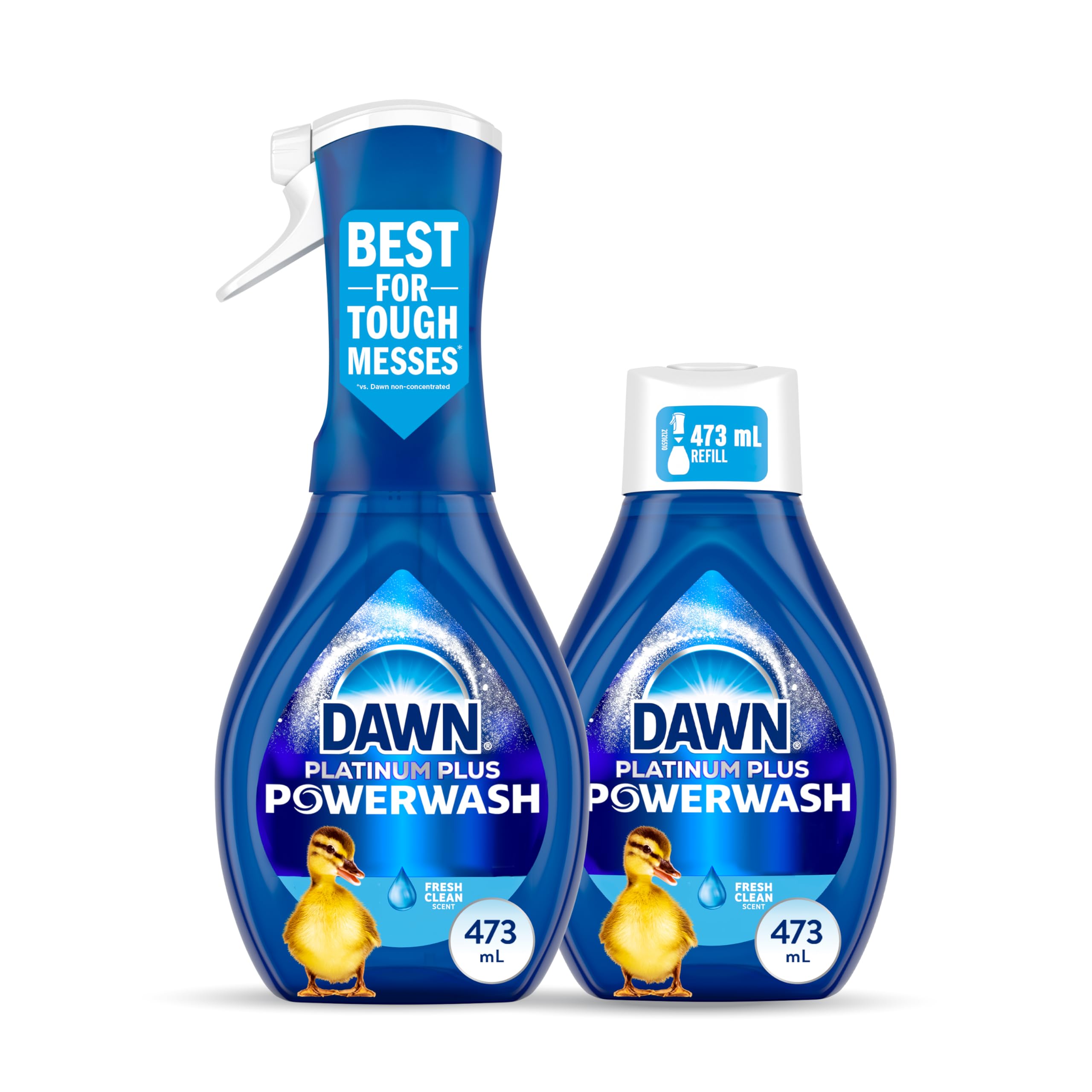Dawn Platinum Powerwash Dish Spray Starter Kit, Dish Soap, Fresh Scent Bundle, 1