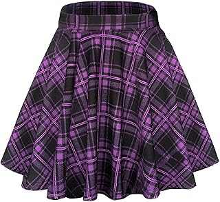 Urban Coco Women's Mini Skater Skirt (Pack of 1)