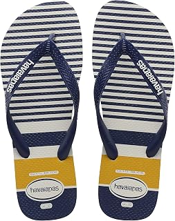 Havaianas - Top Nautical Men's Comfortable, Lightweight and Versatile Flip Flops - Sailor Design - Wide Straps - Men