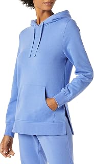 Amazon Essentials Women's Hooded Tunic Sweatshirt