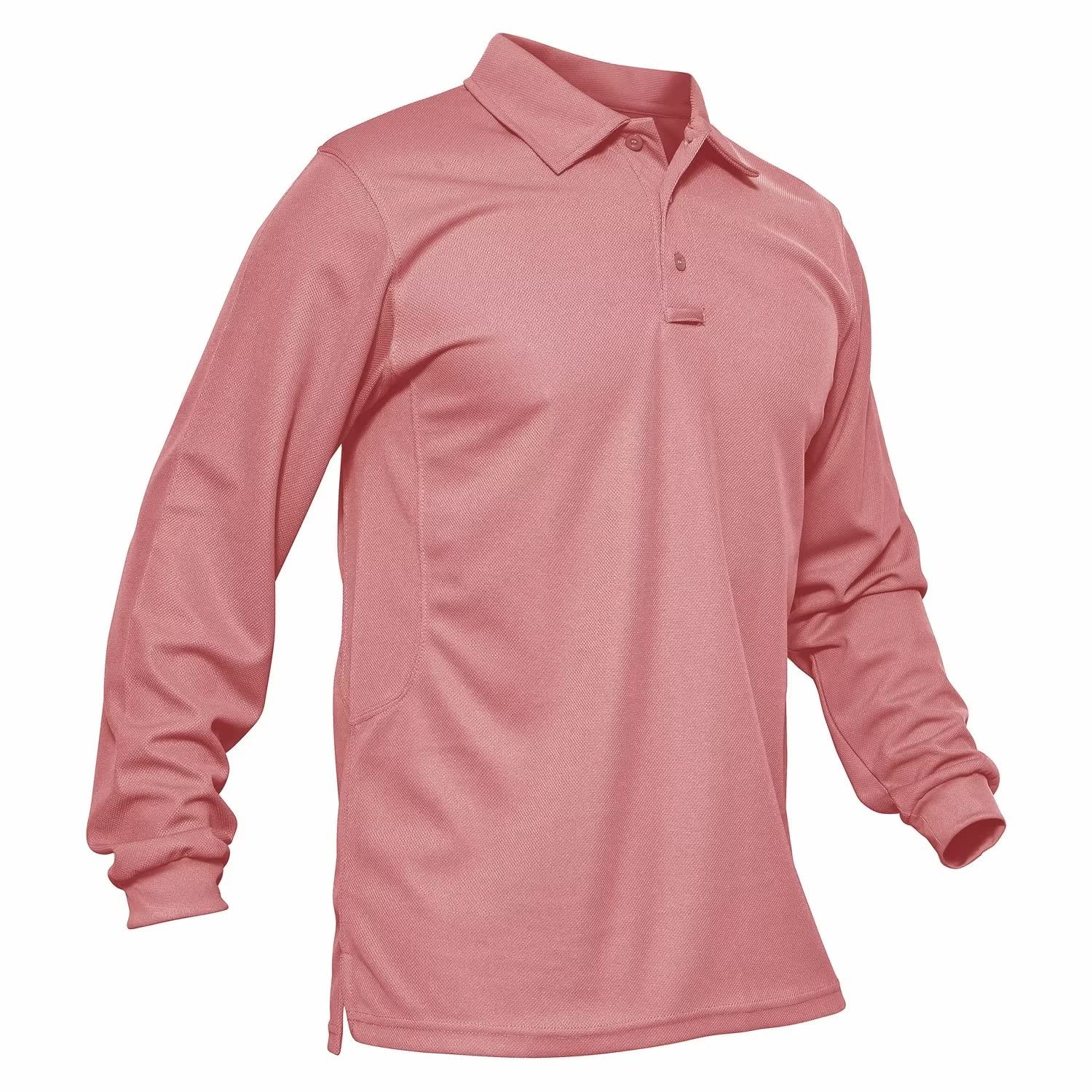 MAGCOMSEN Men's Quick Dry Performance and Tactical Polo Shirts Pique Jersey Golf
