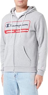 Champion Legacy Graphic Shop Authentic-Powerblend Fleece Full Zip Felpa con Cappuccio Uomo